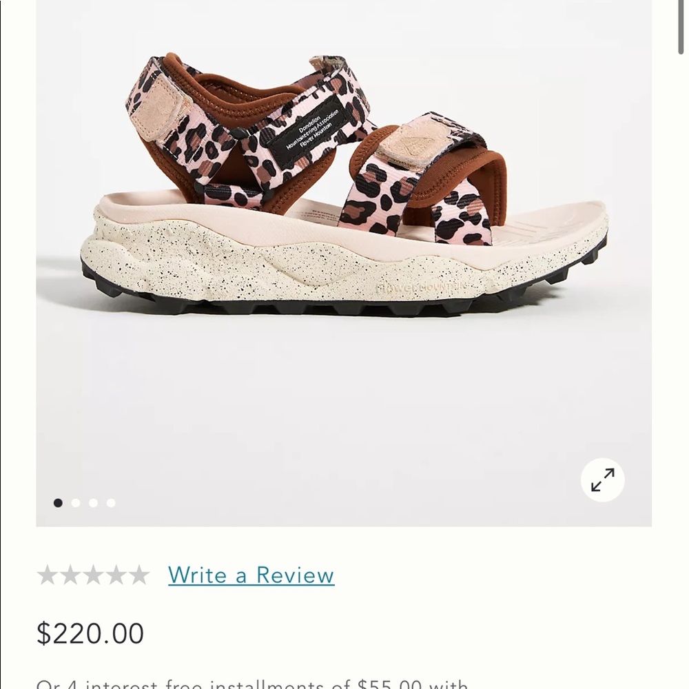 Flower Mountain nazca sandal